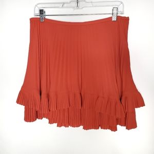 BANANA REPUBLIC Pleated Salmon Skirt